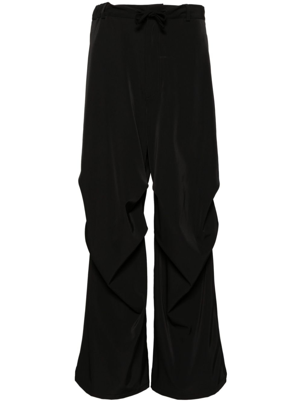 high-waist wide-leg trousers - 1