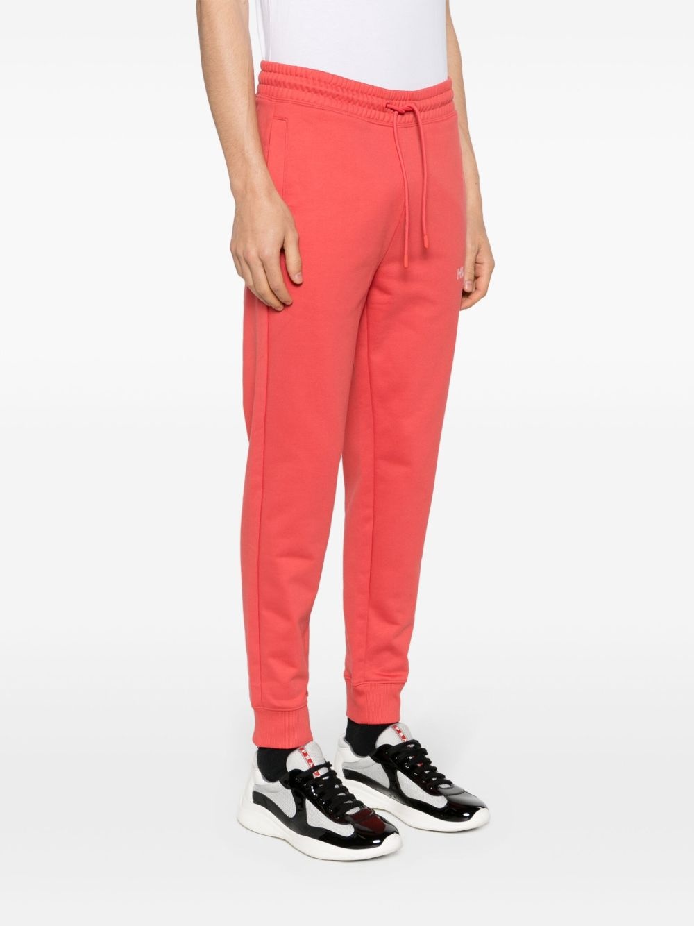 logo-embroidered track pants - 3