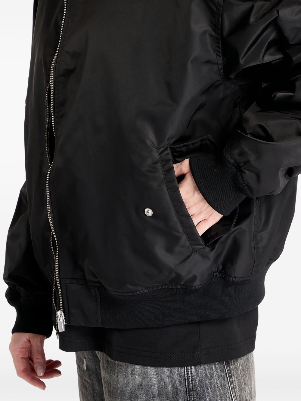 zip-up bomber jacket - 6