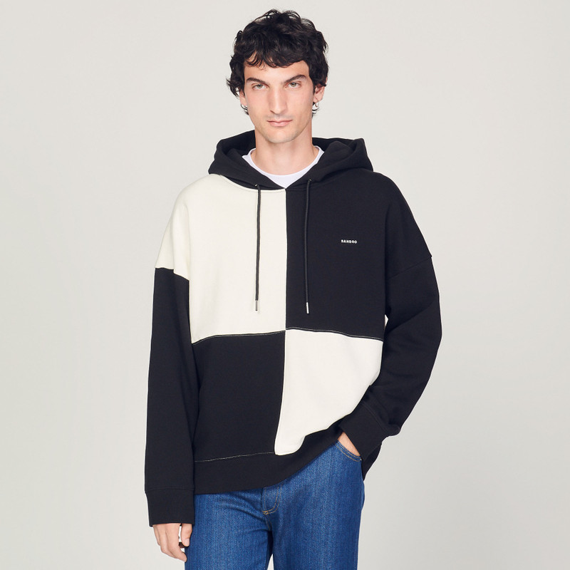 Sandro Oversized fleece hoodie outlook