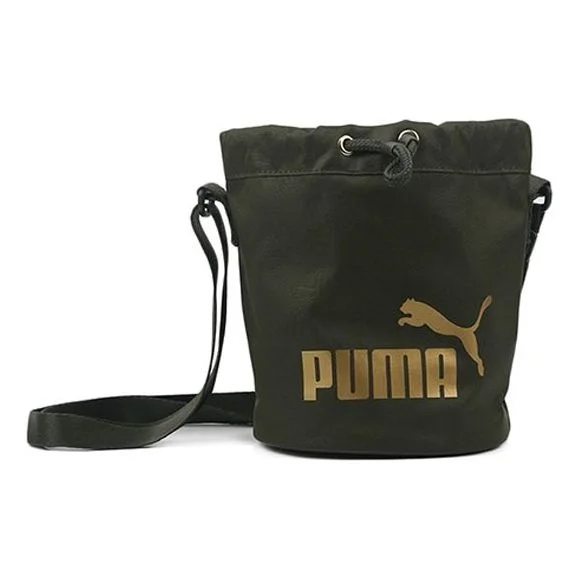 (WMNS) PUMA Core Up Small Bucket Bag 'Black Gold' 077388-03 - 1