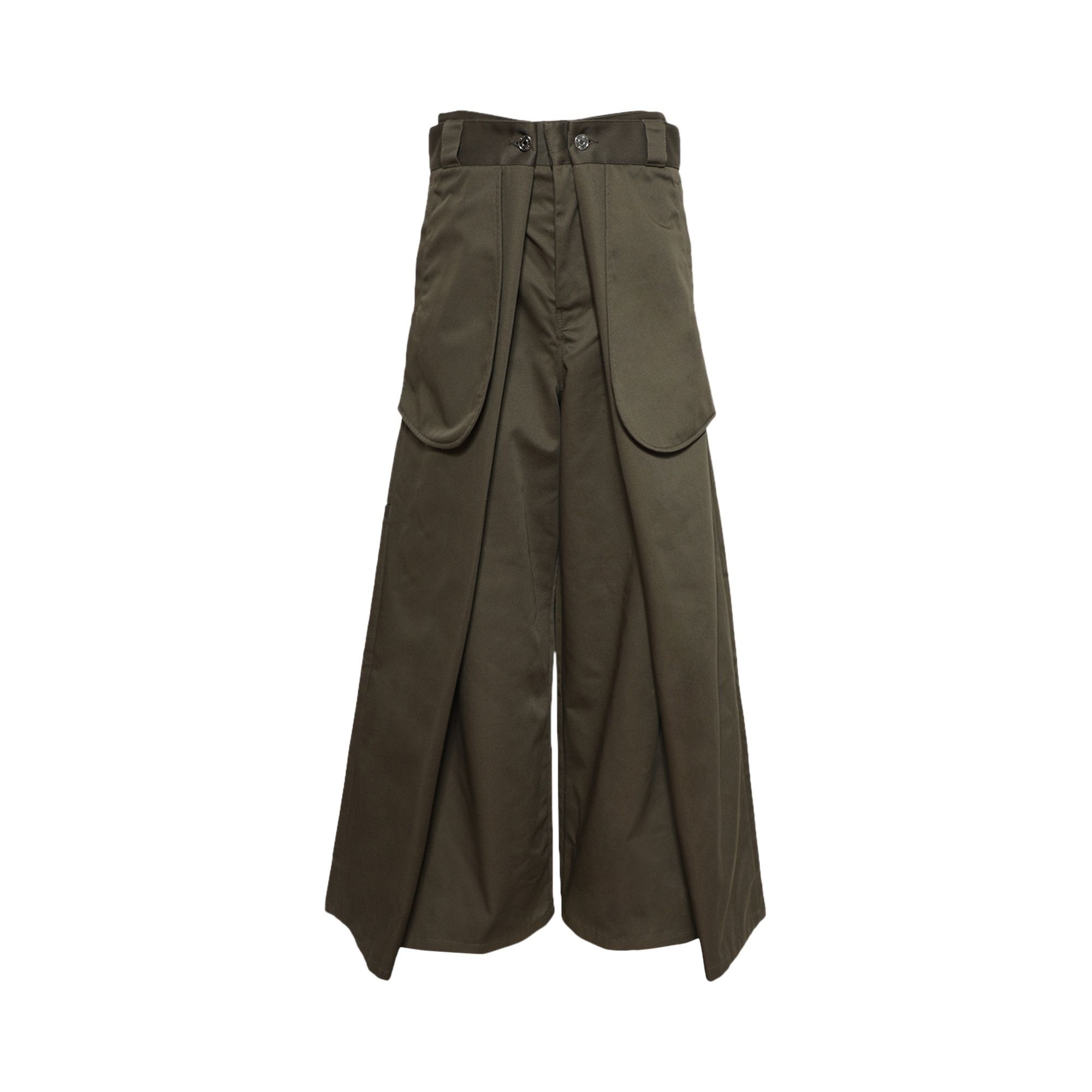 Jean Paul Gaultier Wrap Pant 'Khaki' - 1