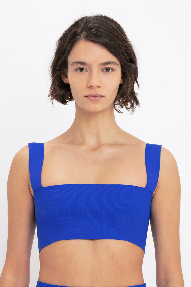 VB Body Strap Bandeau Top In Cobalt 5