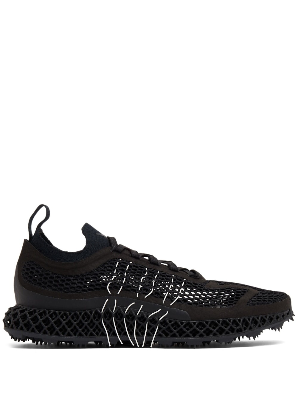 mesh-panel low-top sneakers - 1