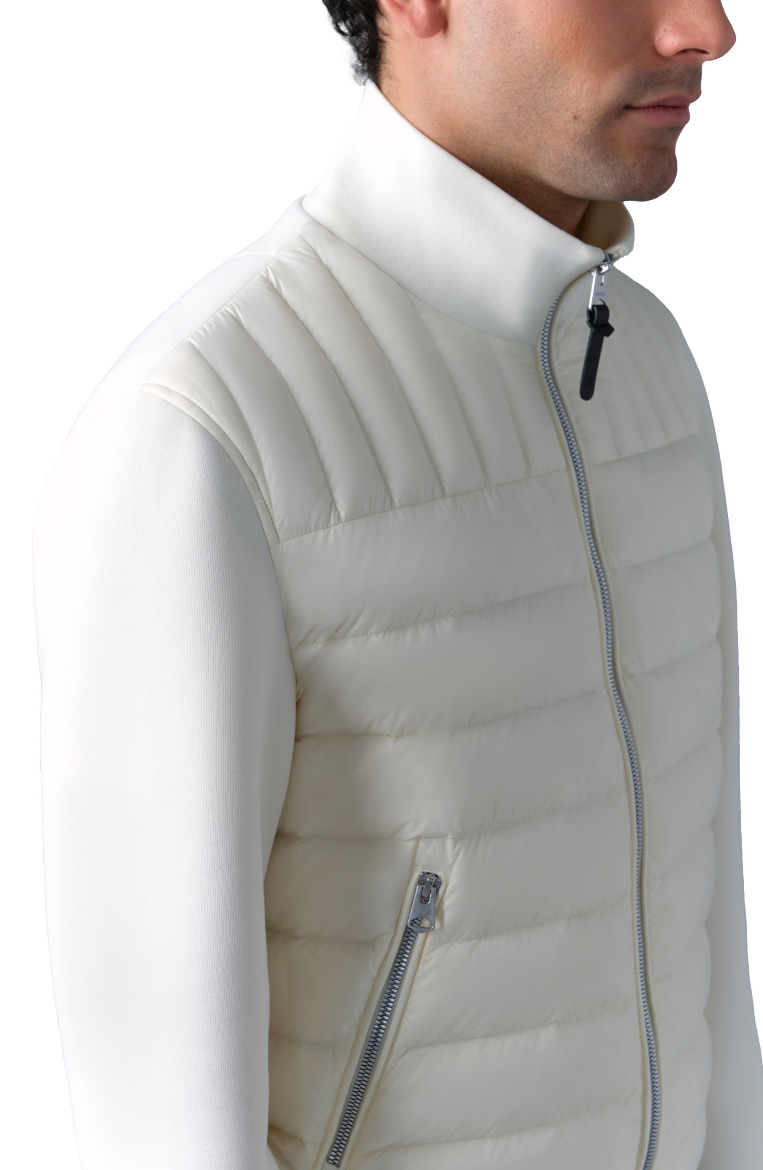 Mackage Collin-R Quilted Down Puffer Jacket in Cream at Nordstrom - 4