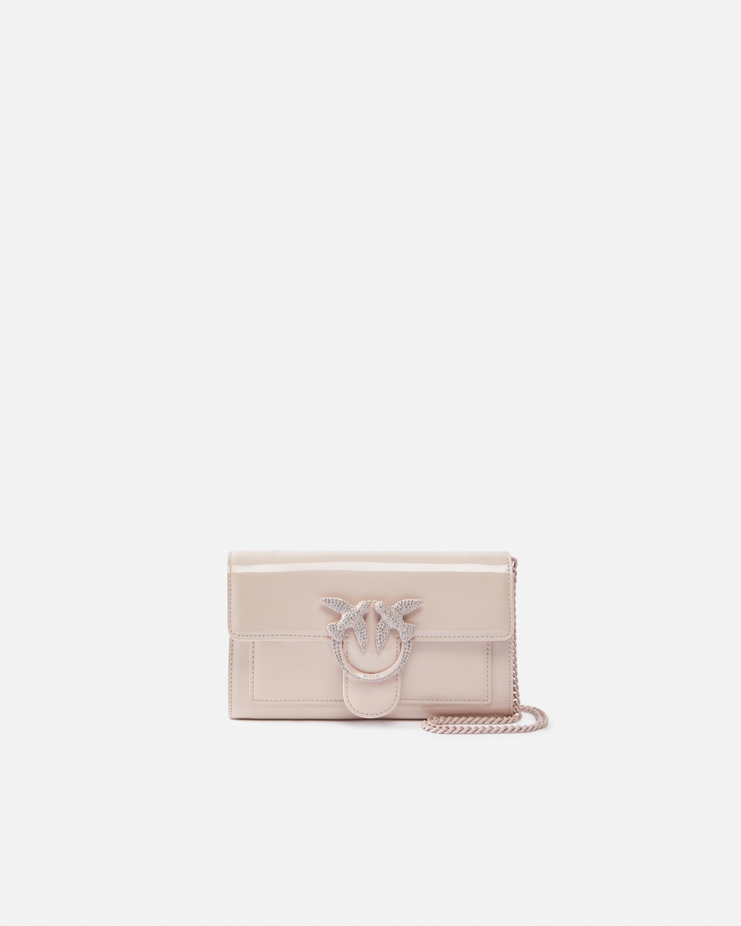 PATENT BIRD BUCKLE WALLET WITH SHOULDER STRAP - 1
