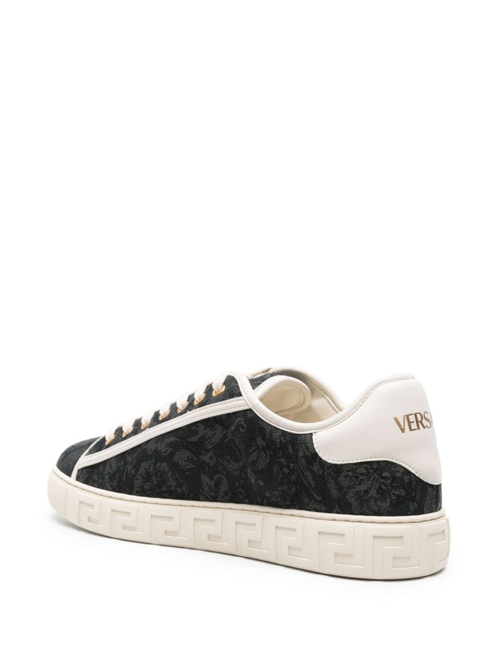 Barocco Greca jacquard sneakers - 3