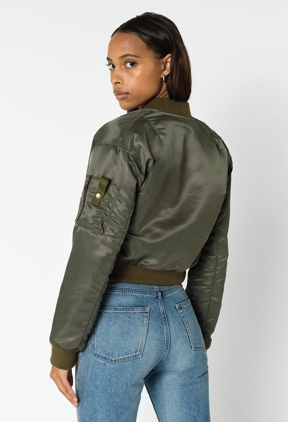 HUNTER CROPPED BOMBER - 8