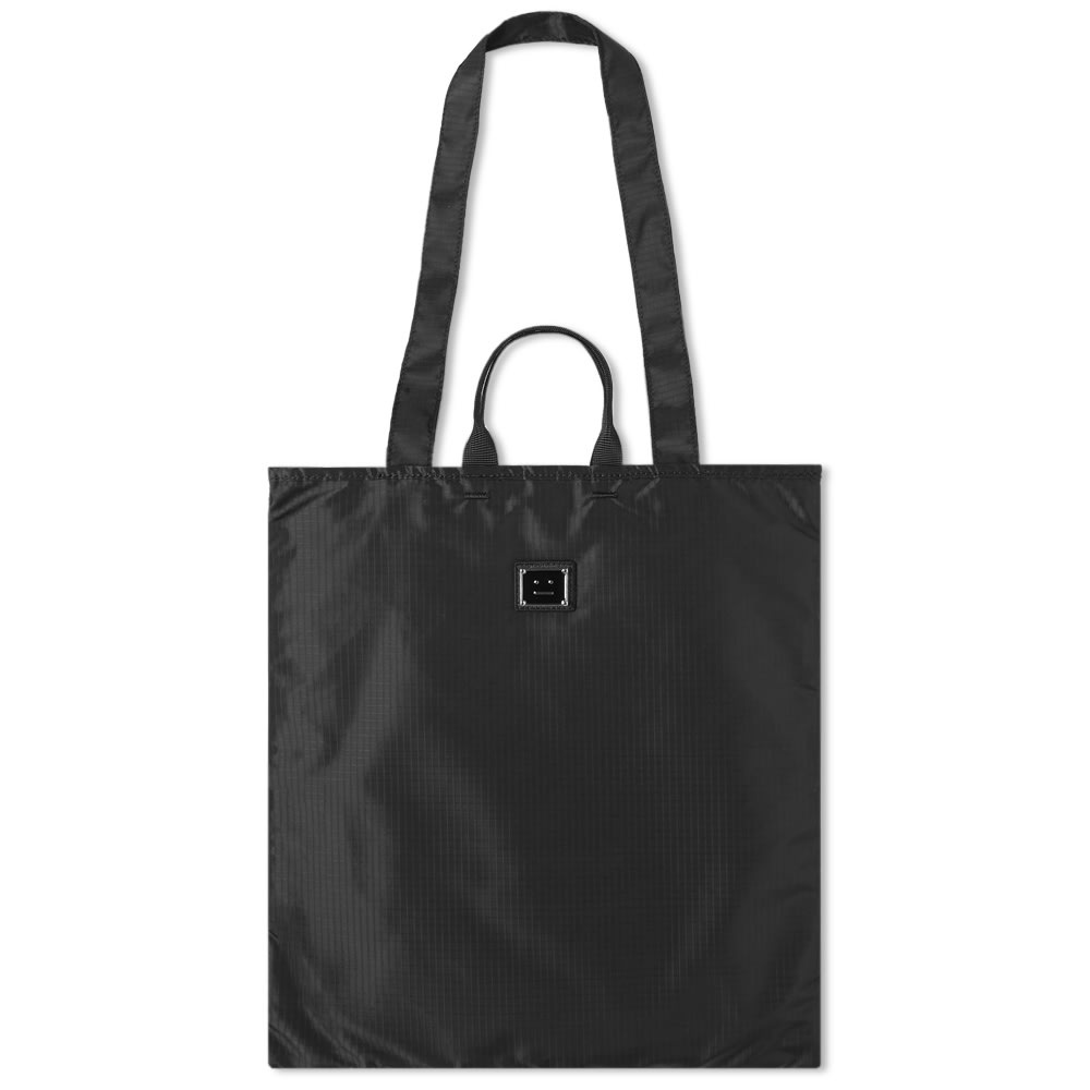 Acne Studios Awen Plaque Face Tote Bag - 1