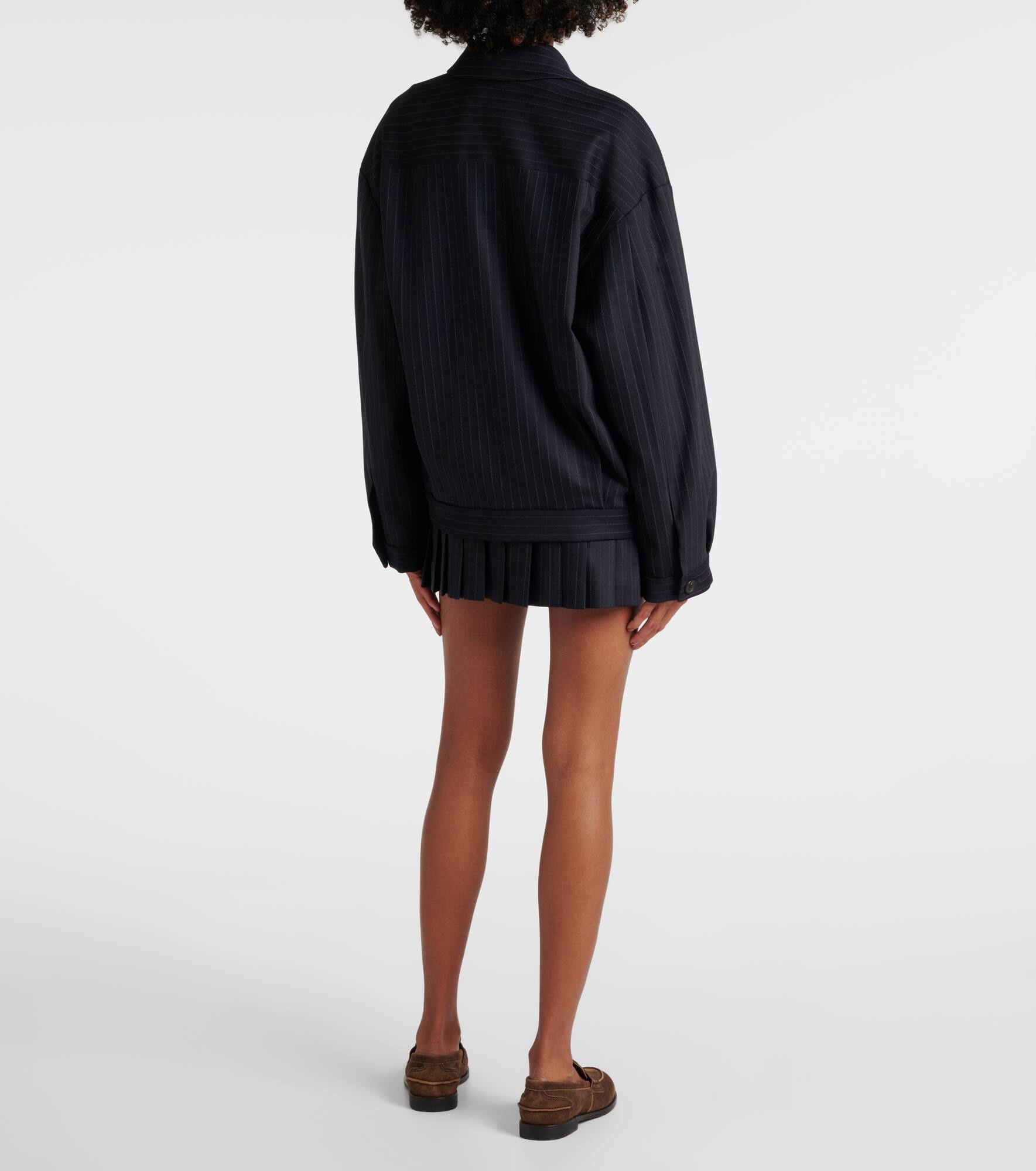 Logo wool jacket - 3