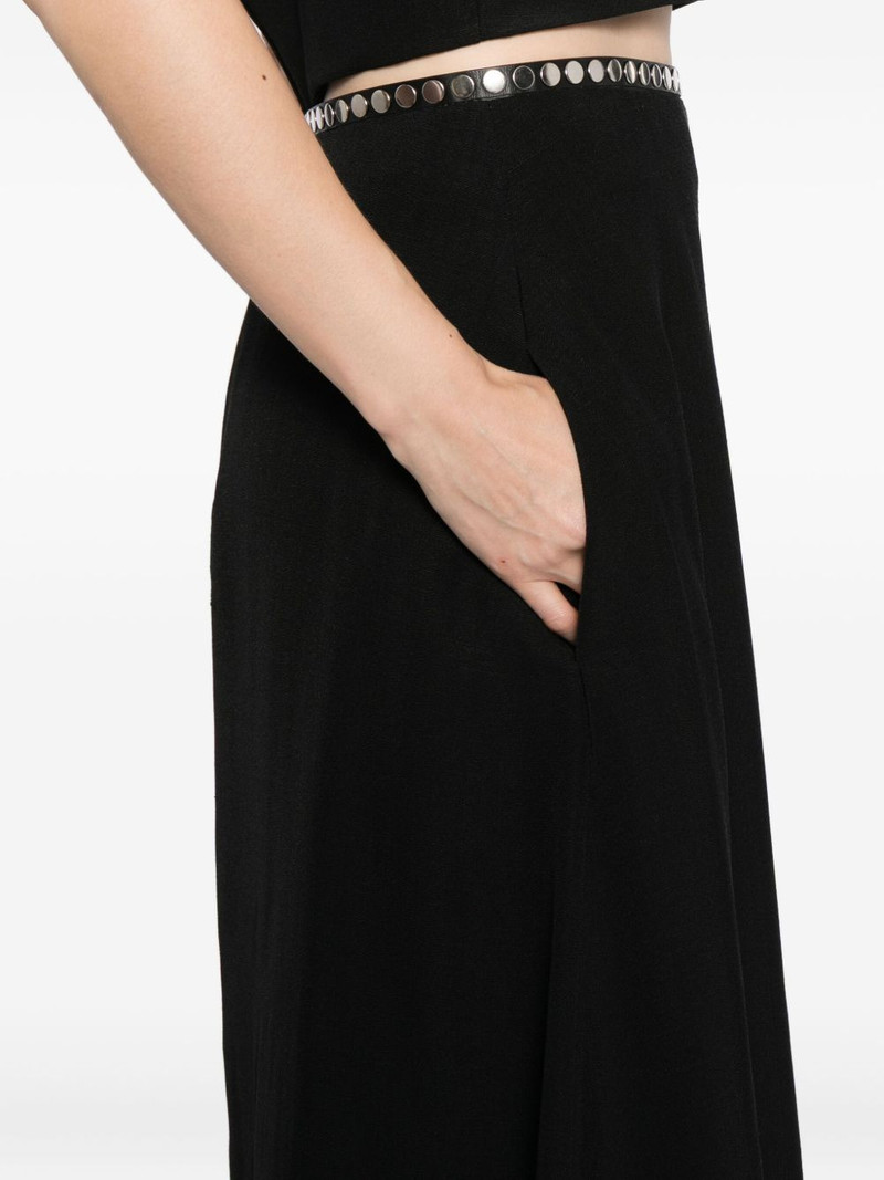 buttoned-waist skirt 5