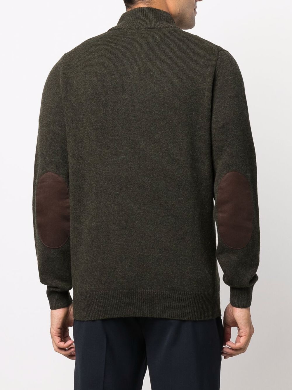 funnel-neck wool jumper - 4