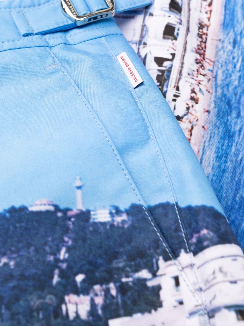 photograph-print swim shorts 3