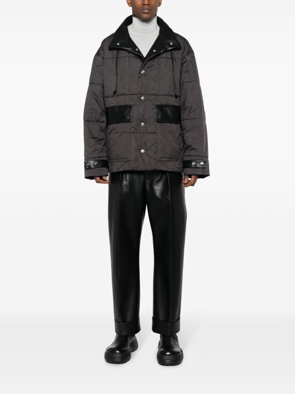 Milco padded quilted bomber jacket - 3