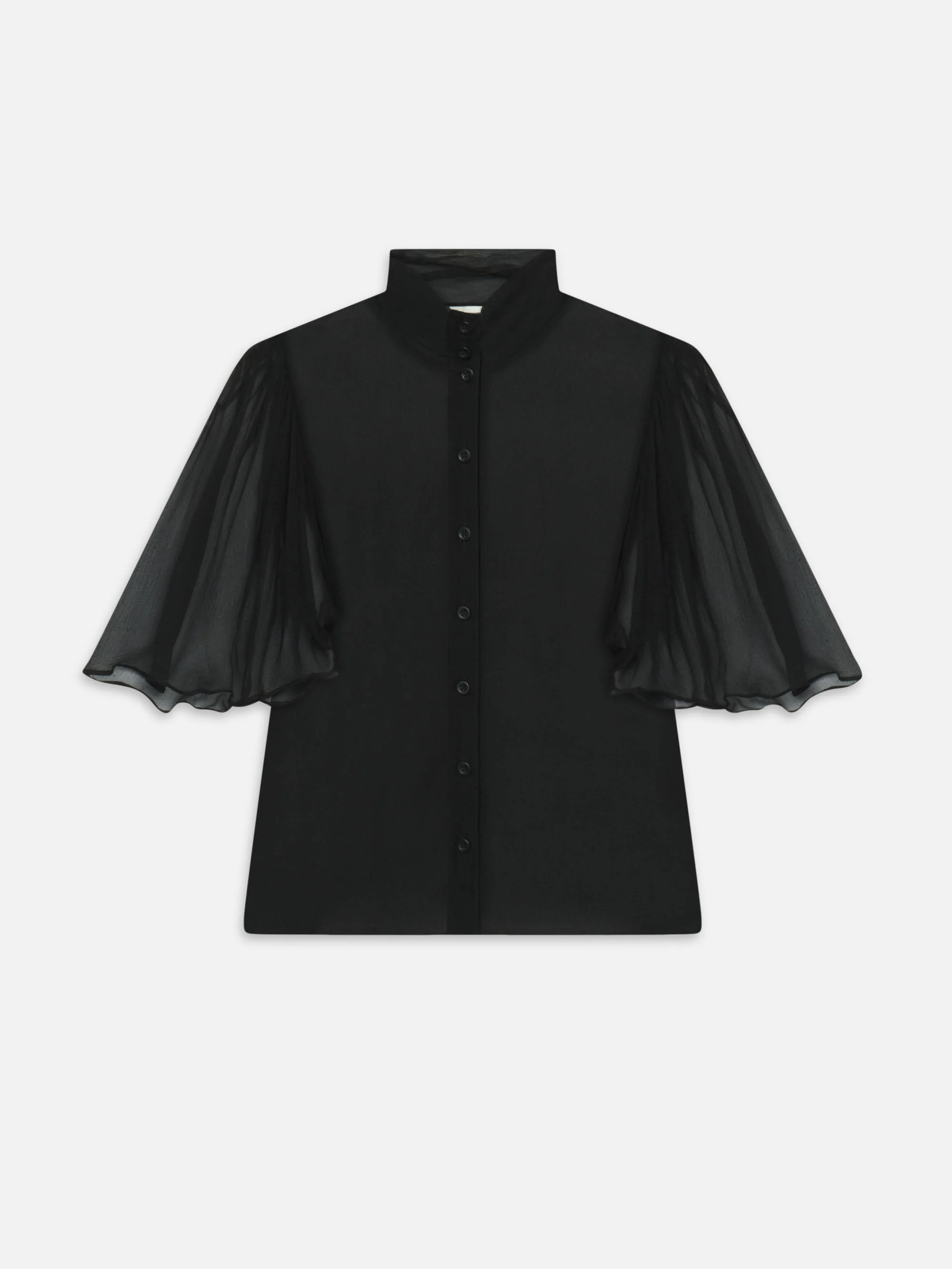 The Flutter Blouse in Black - 1