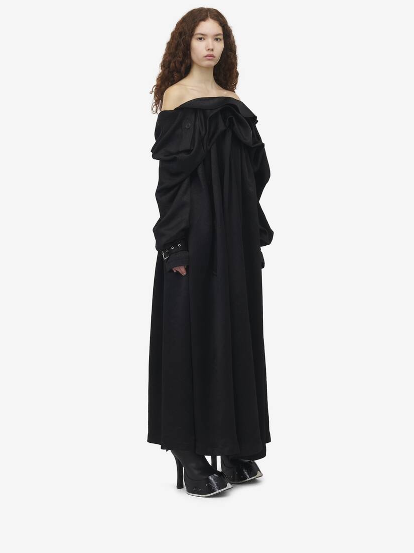 Draped Evening Dress - 3