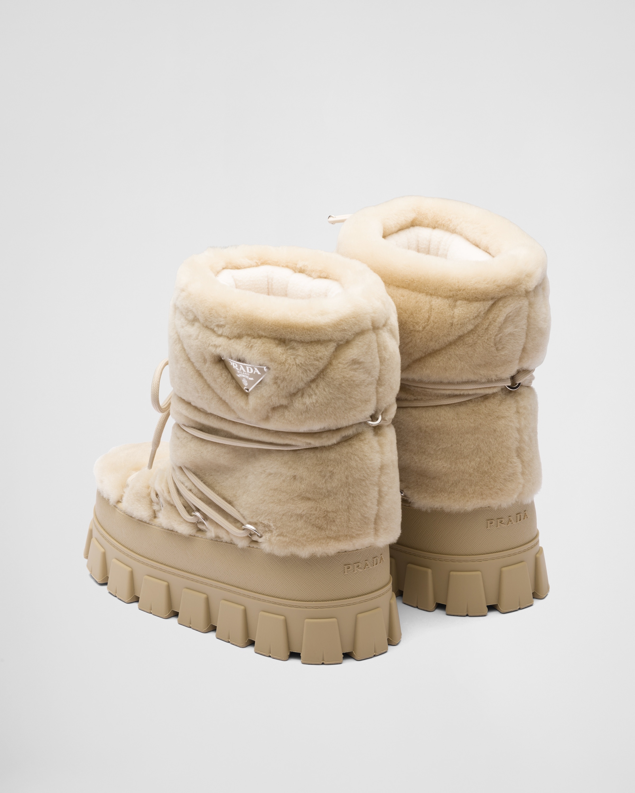 Shearling apres-ski boots - 5