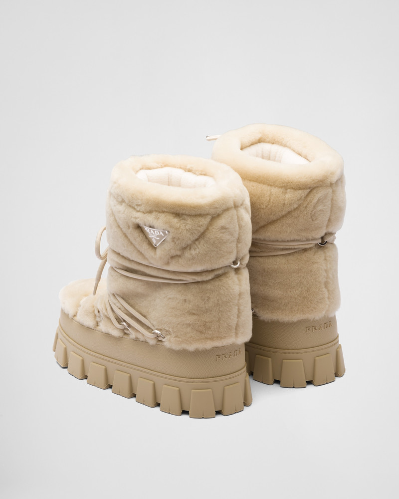 Shearling apres-ski boots 5