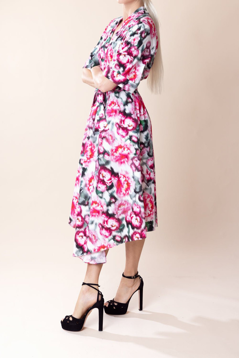 ADAM LIPPES Printed Asym Dress outlook