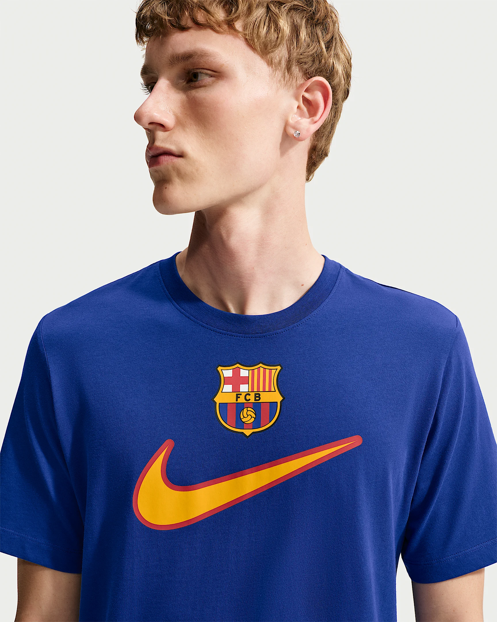 FC Barcelona Swoosh Men's Nike Soccer T-Shirt - 1