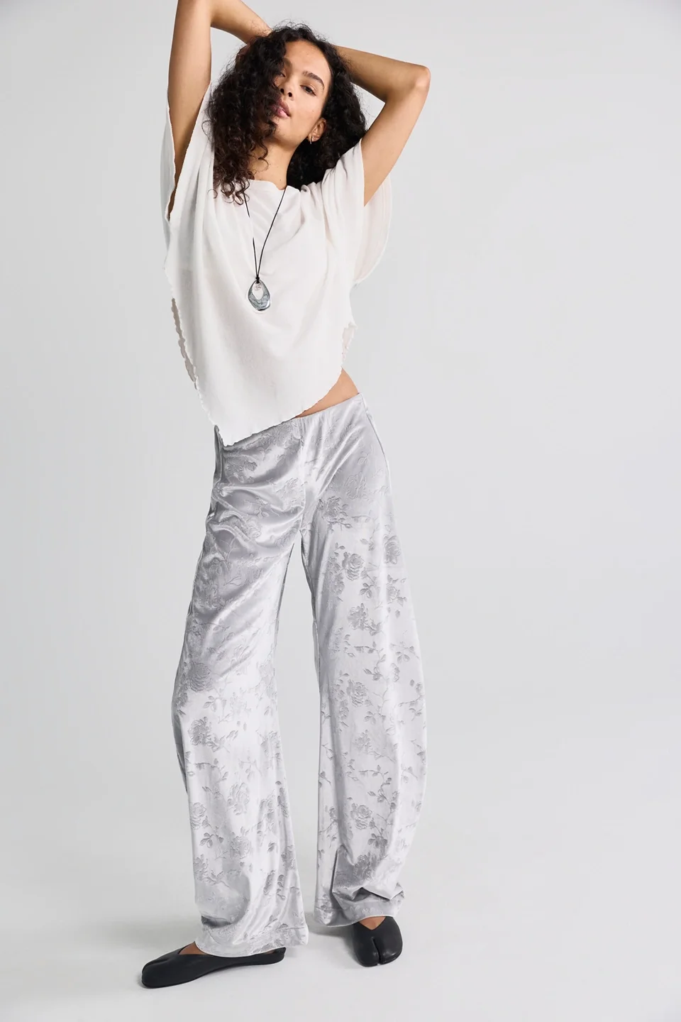 Radiance Velvet Pull-On Pants - 1