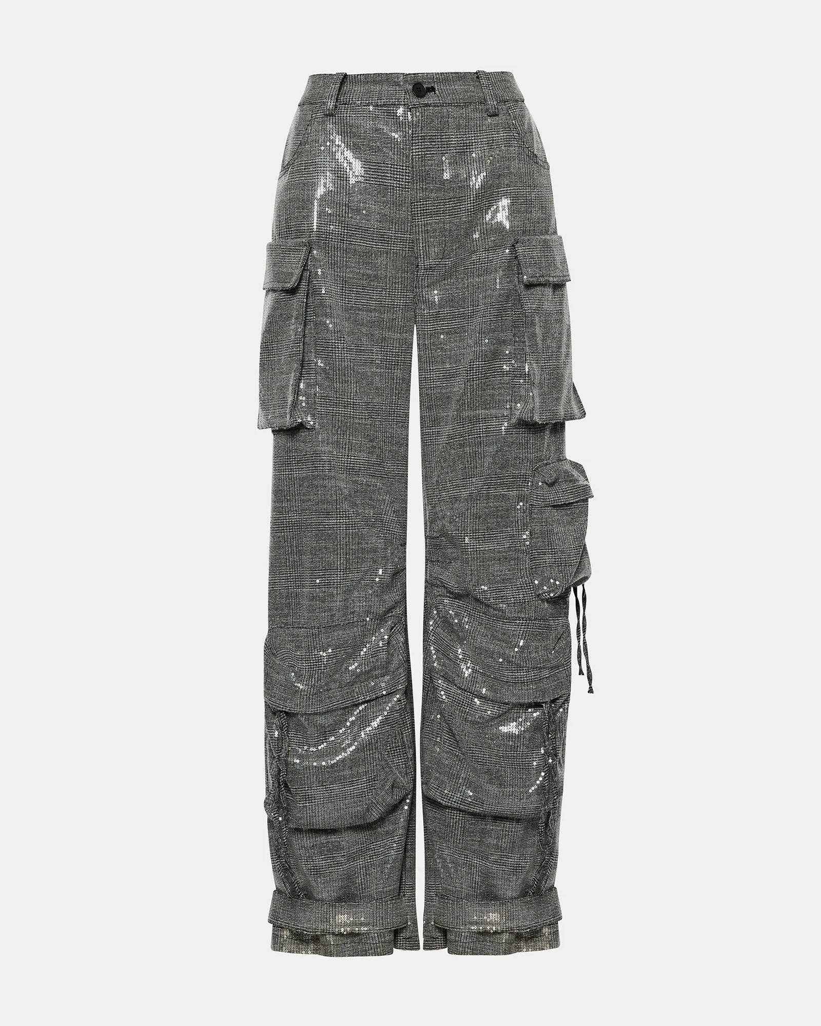 DUO PANT BLACK PLAID - 1