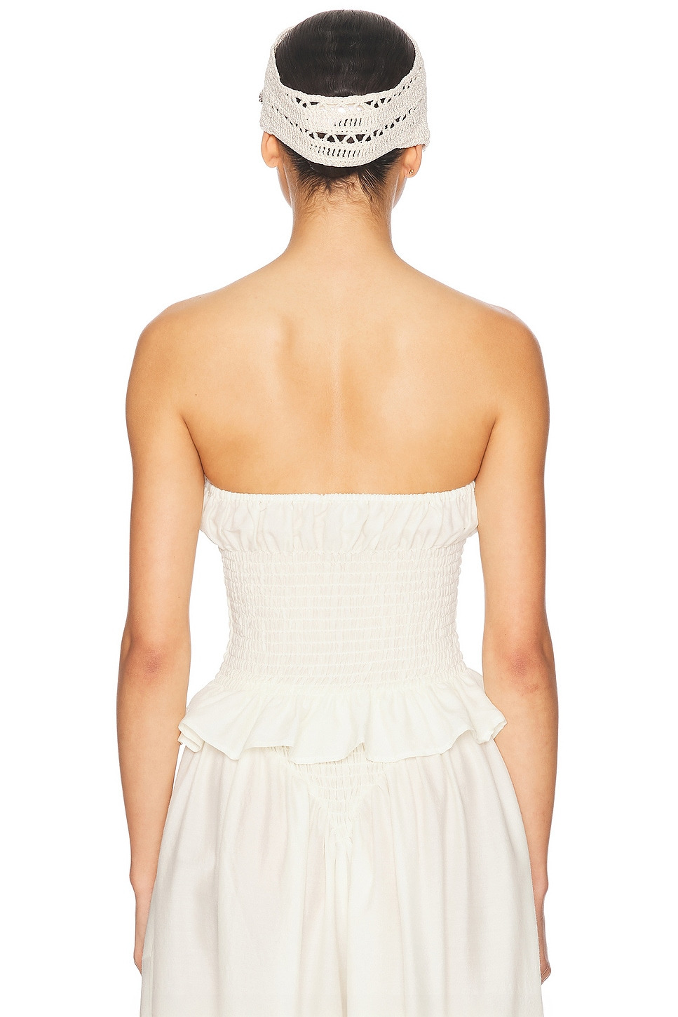 The Smocked Tunic in Silk And Wool - 3