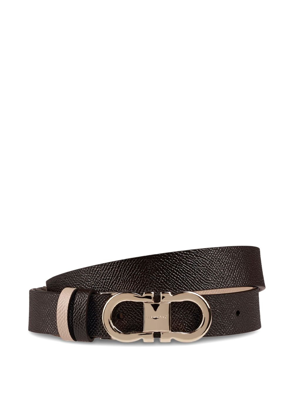 buckle leather belt - 3