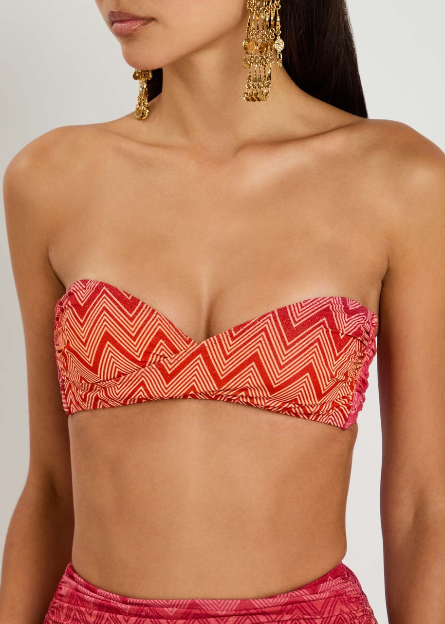 Missoni Zigzag-printed Lamé Bikini - 6