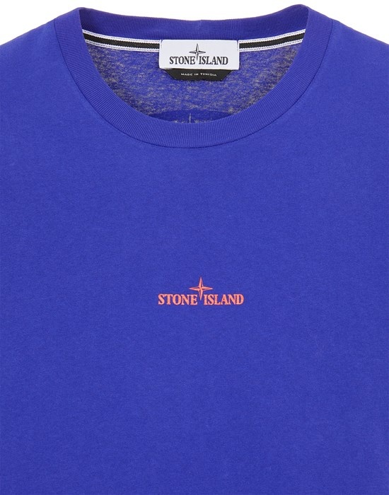 2NS94 30/1 COTTON JERSEY 'TRICROMIA THREE' PRINT_GARMENT DYED ULTRAMARINE BLUE - 3