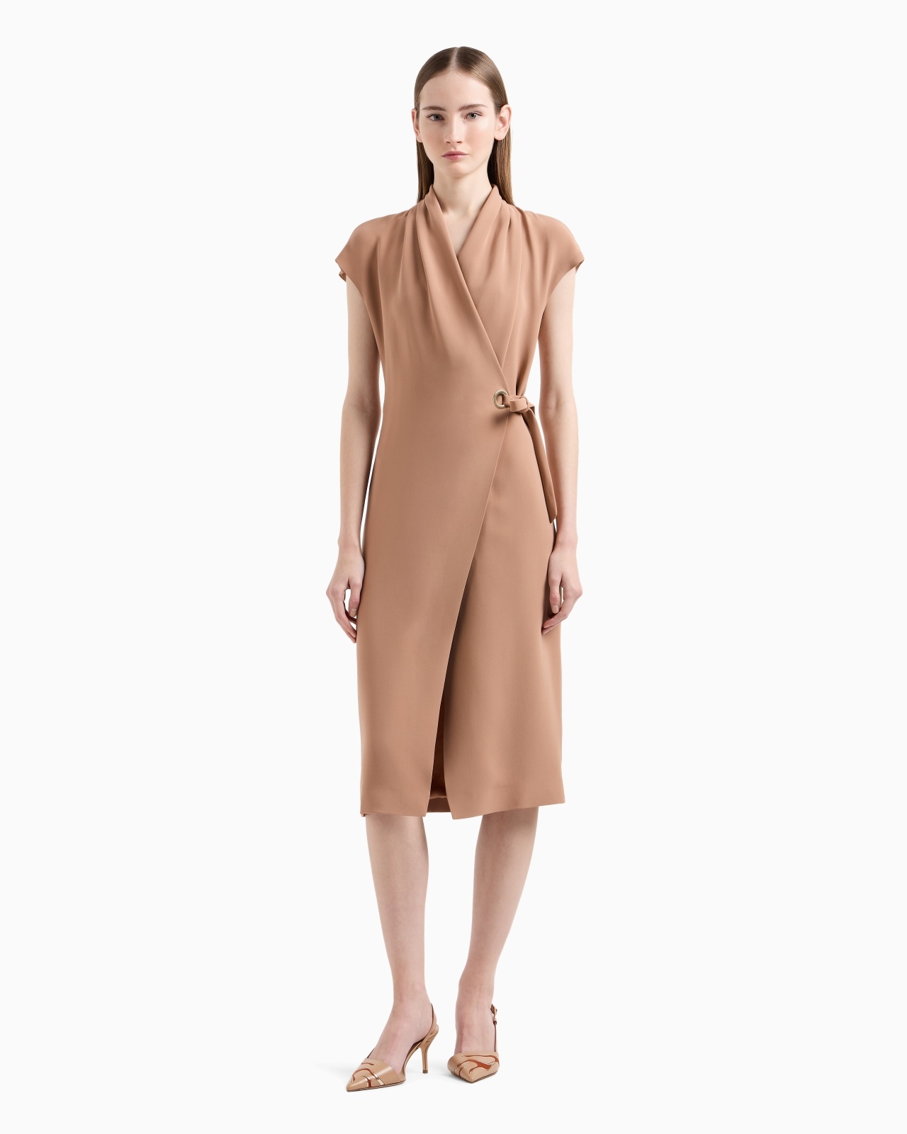 SILK CADY MIDI DRESS - 2