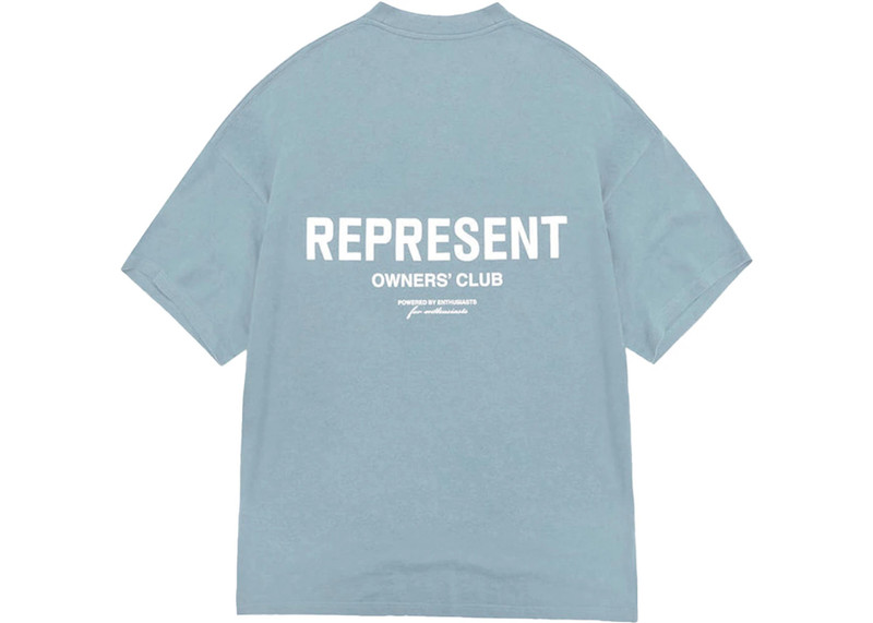 REPRESENT Represent Owners Club T-Shirt Powder Blue outlook