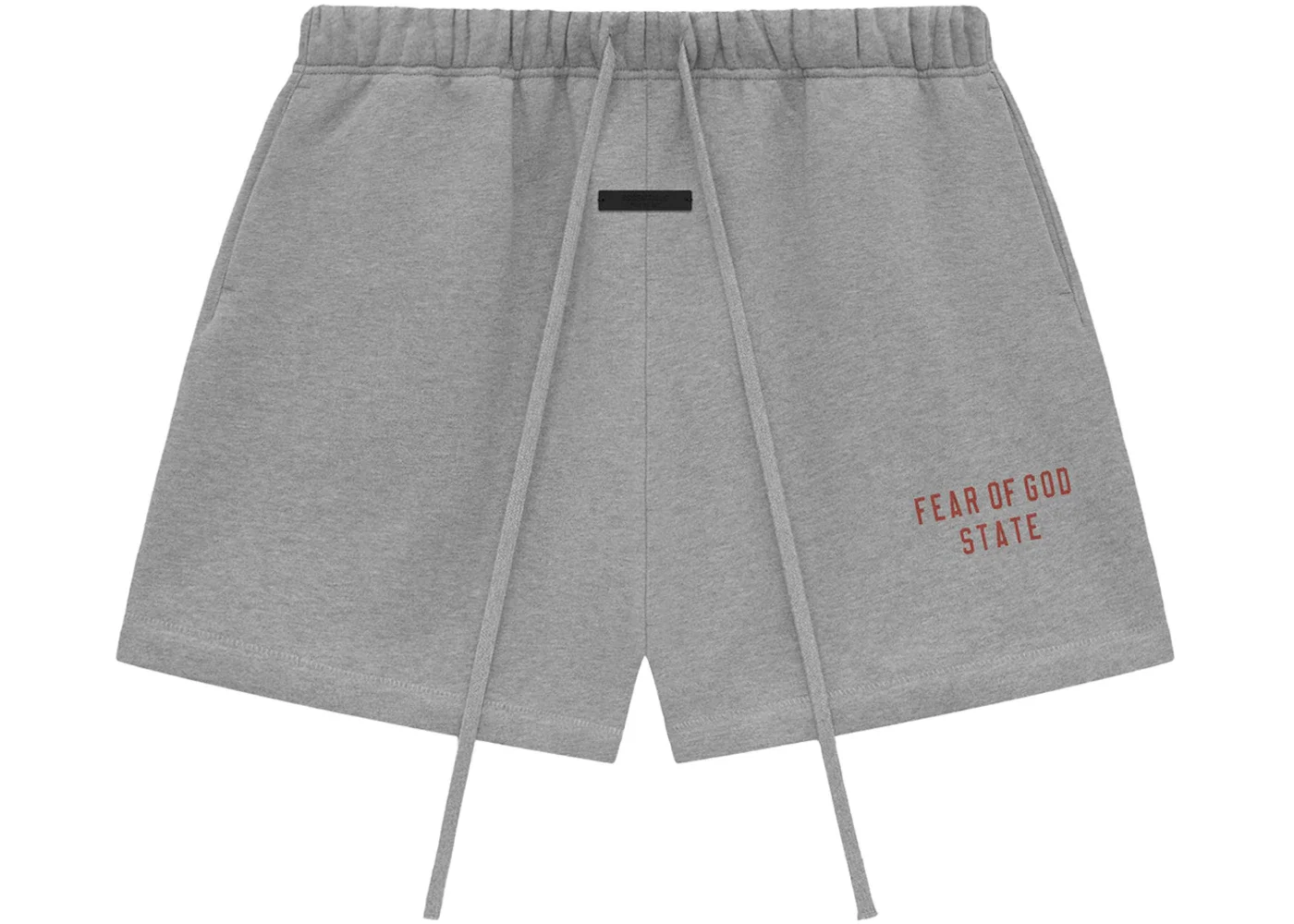Fear of God Essentials Fleece Soccer Short Dark Heather - 1