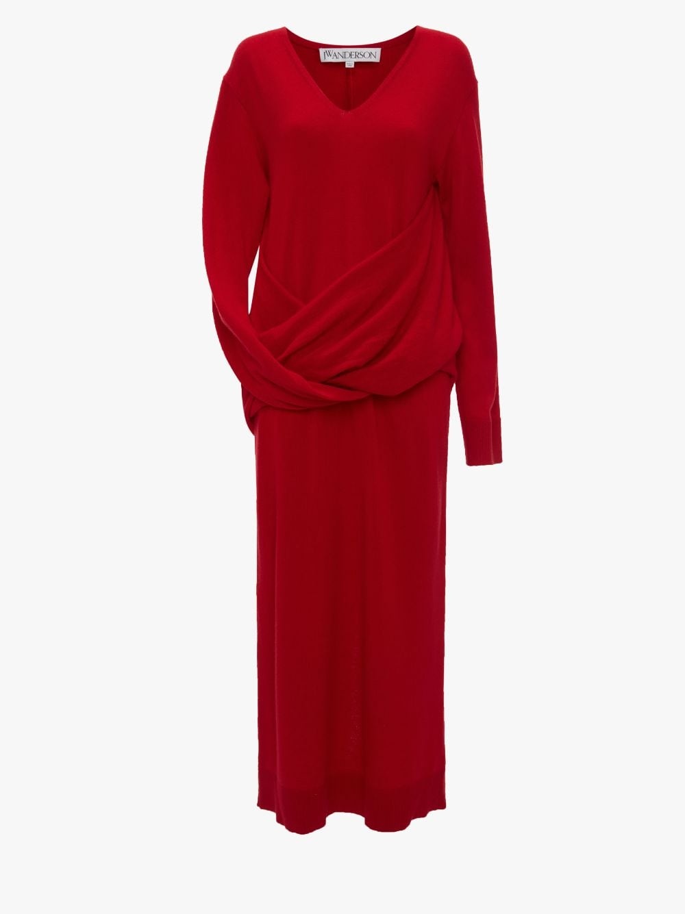 FRONT DRAPE DRESS - 1