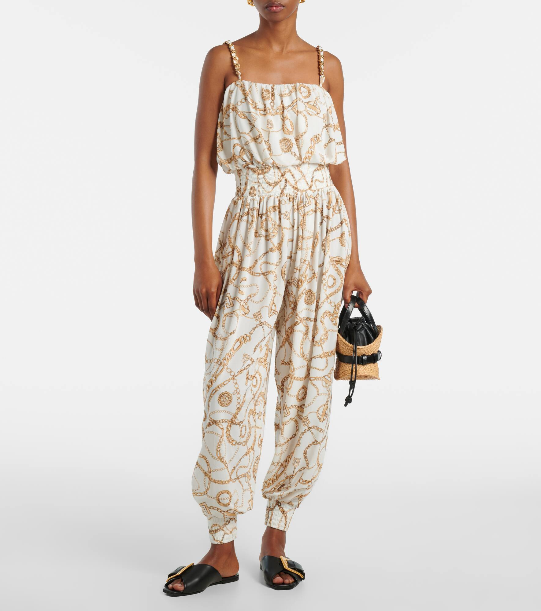 Chain printed jumpsuit - 2