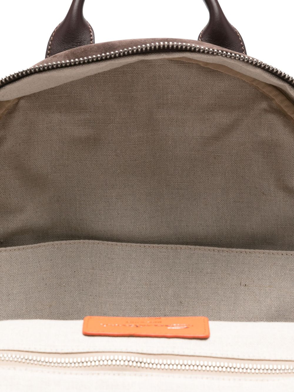 suede leather backpack - 5