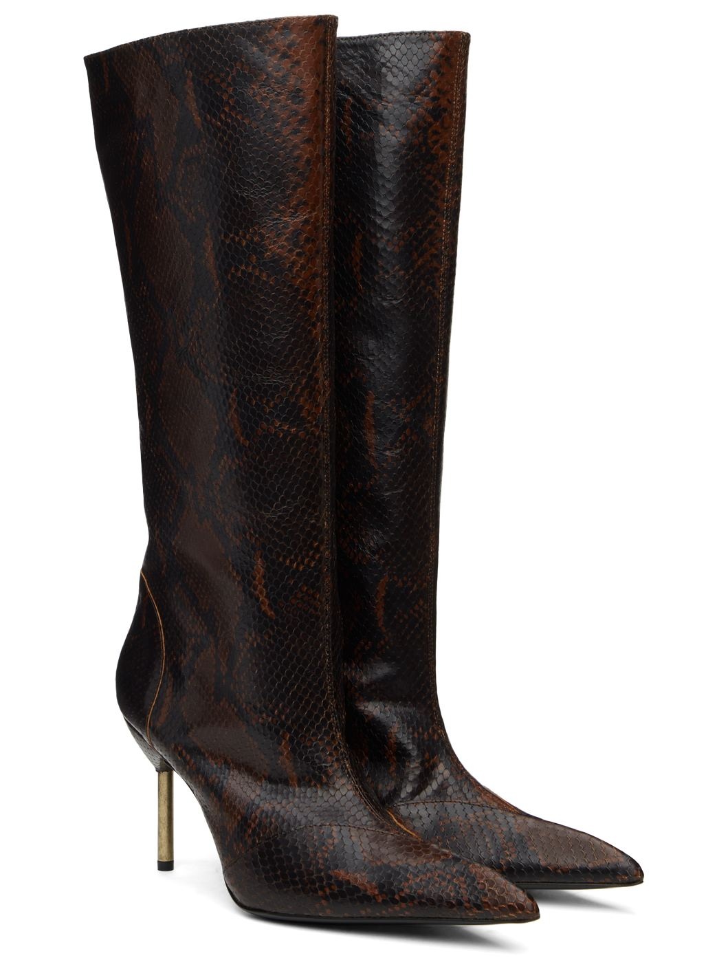 Brown Carmine Tall Boots - 4