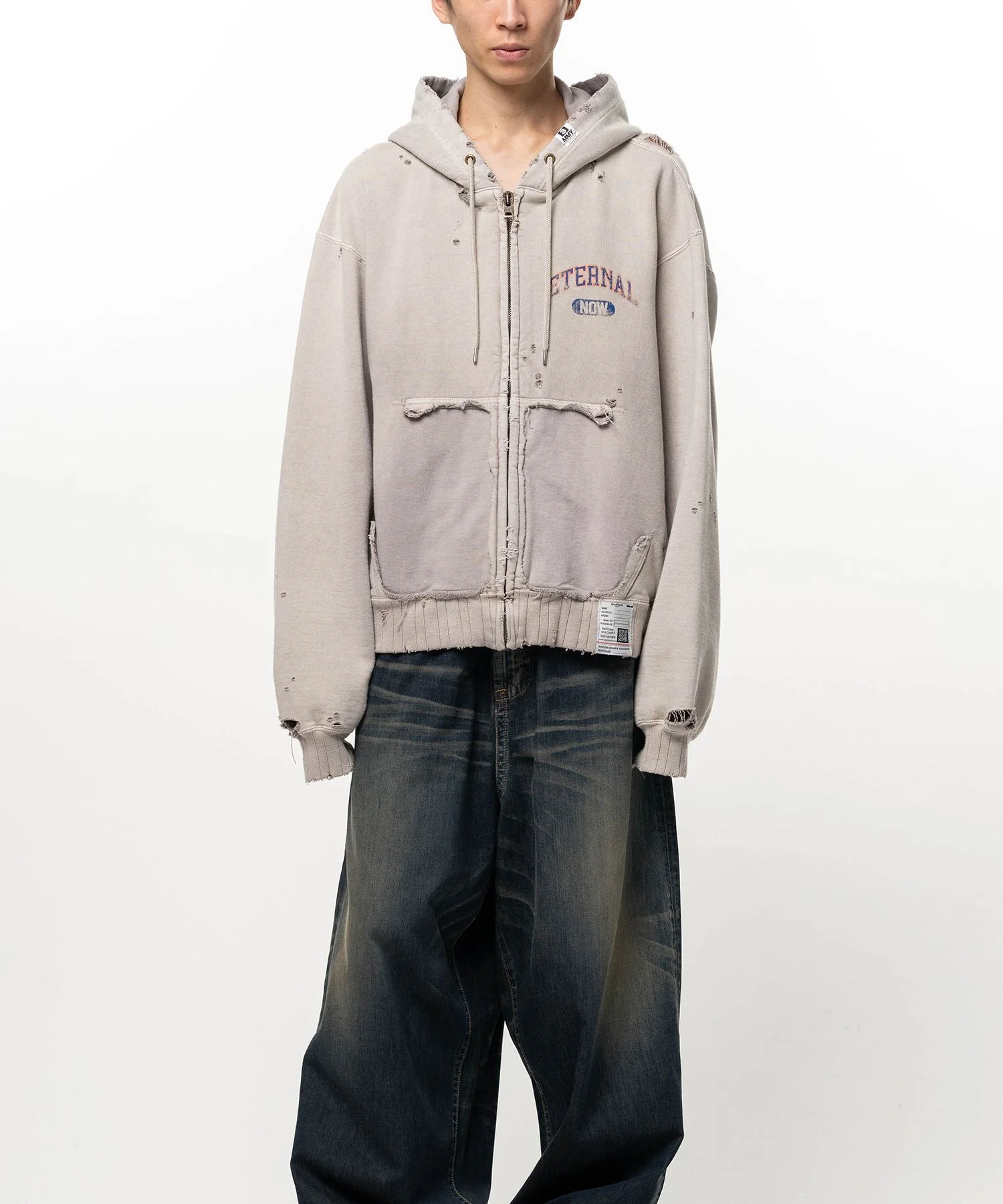 Sun Faded Like Zip-up Hoodie - 1