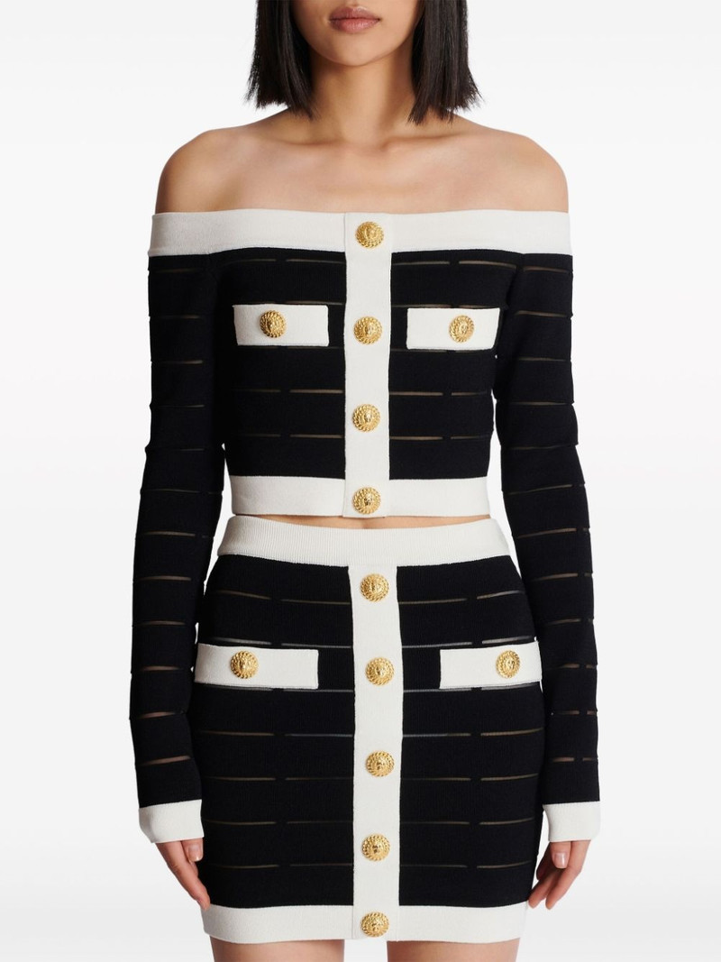 off-shoulder knitted top 5