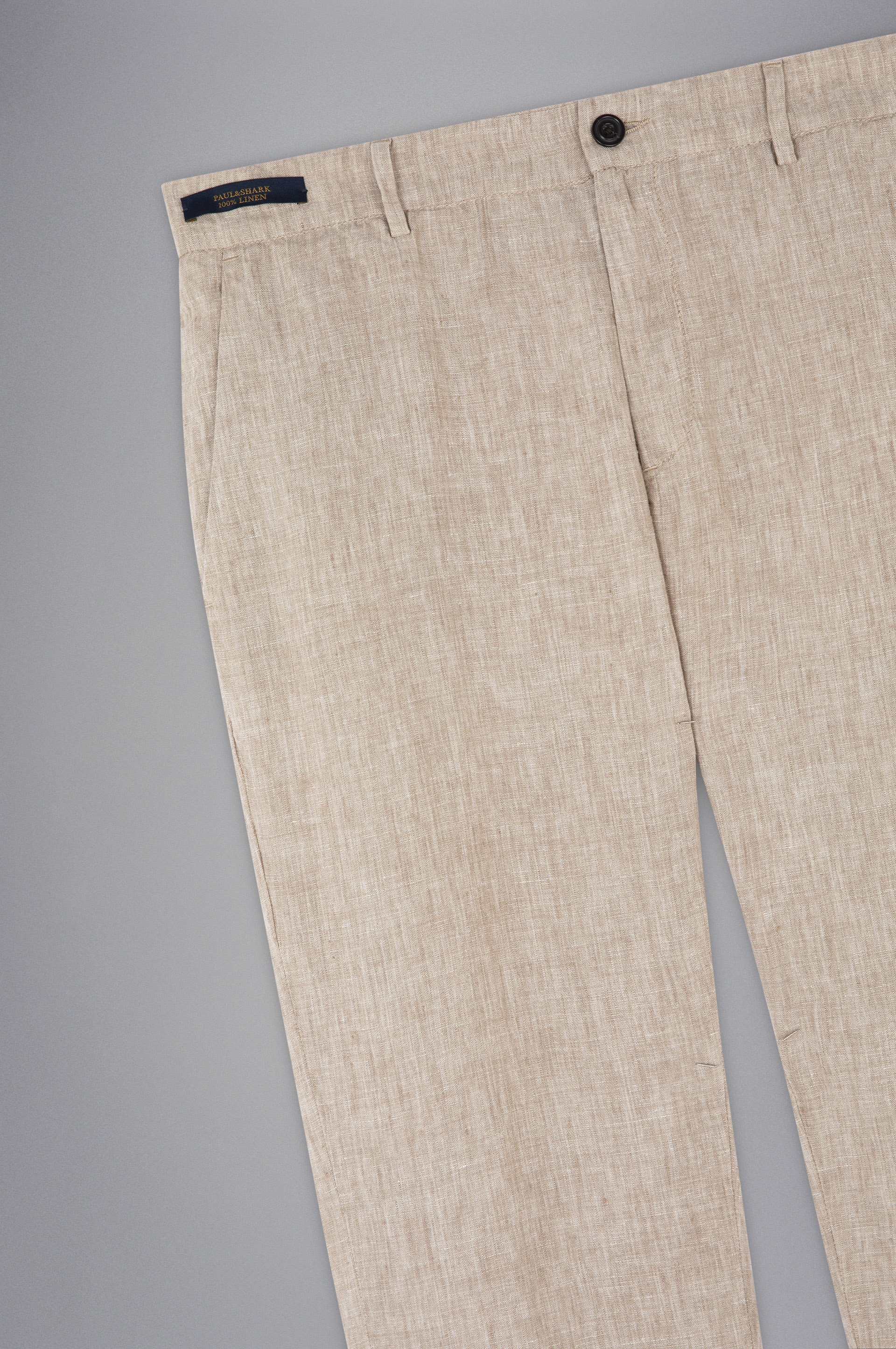 LINEN CHINO TROUSERS - 5