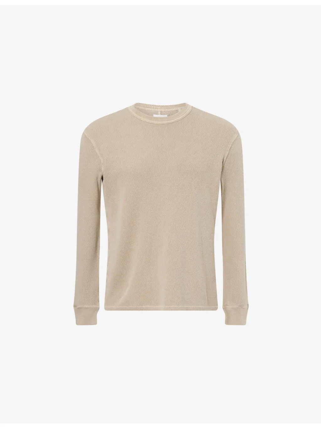 Crew-Neck Waffle-Knit Cotton Jumper - 1