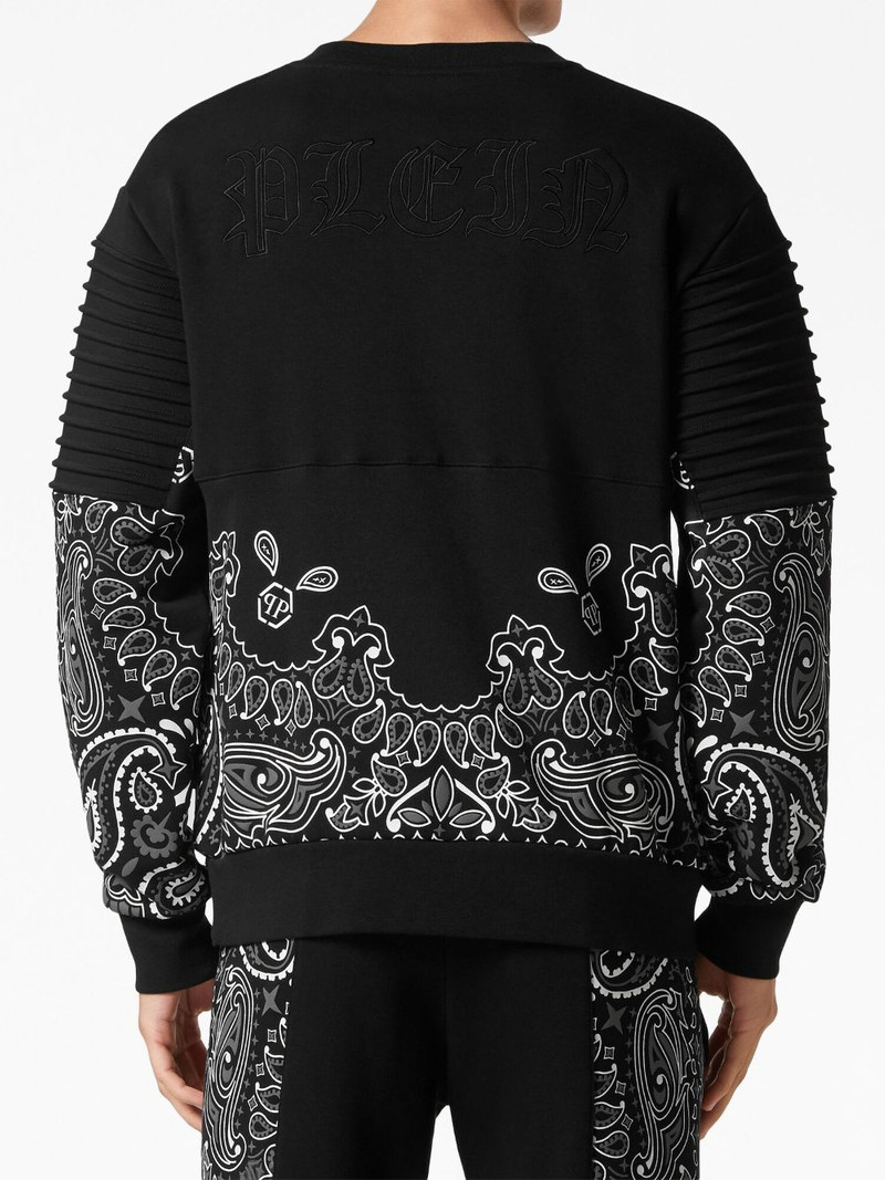 paisley-print cotton sweatshirt 4
