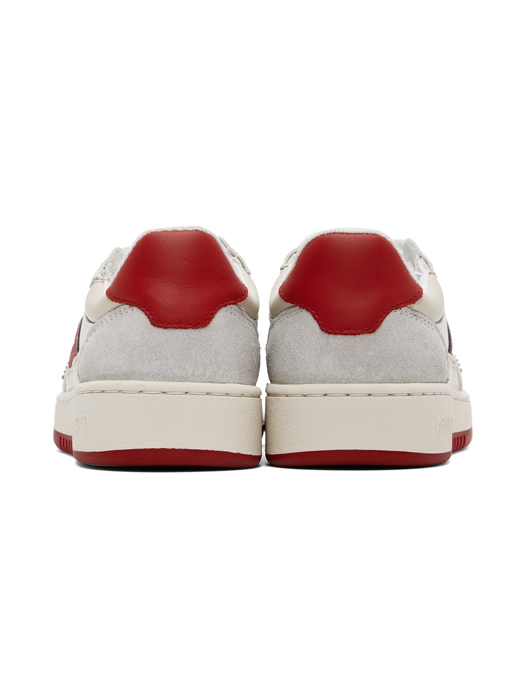 White & Red A Dice Lo Sneakers - 2