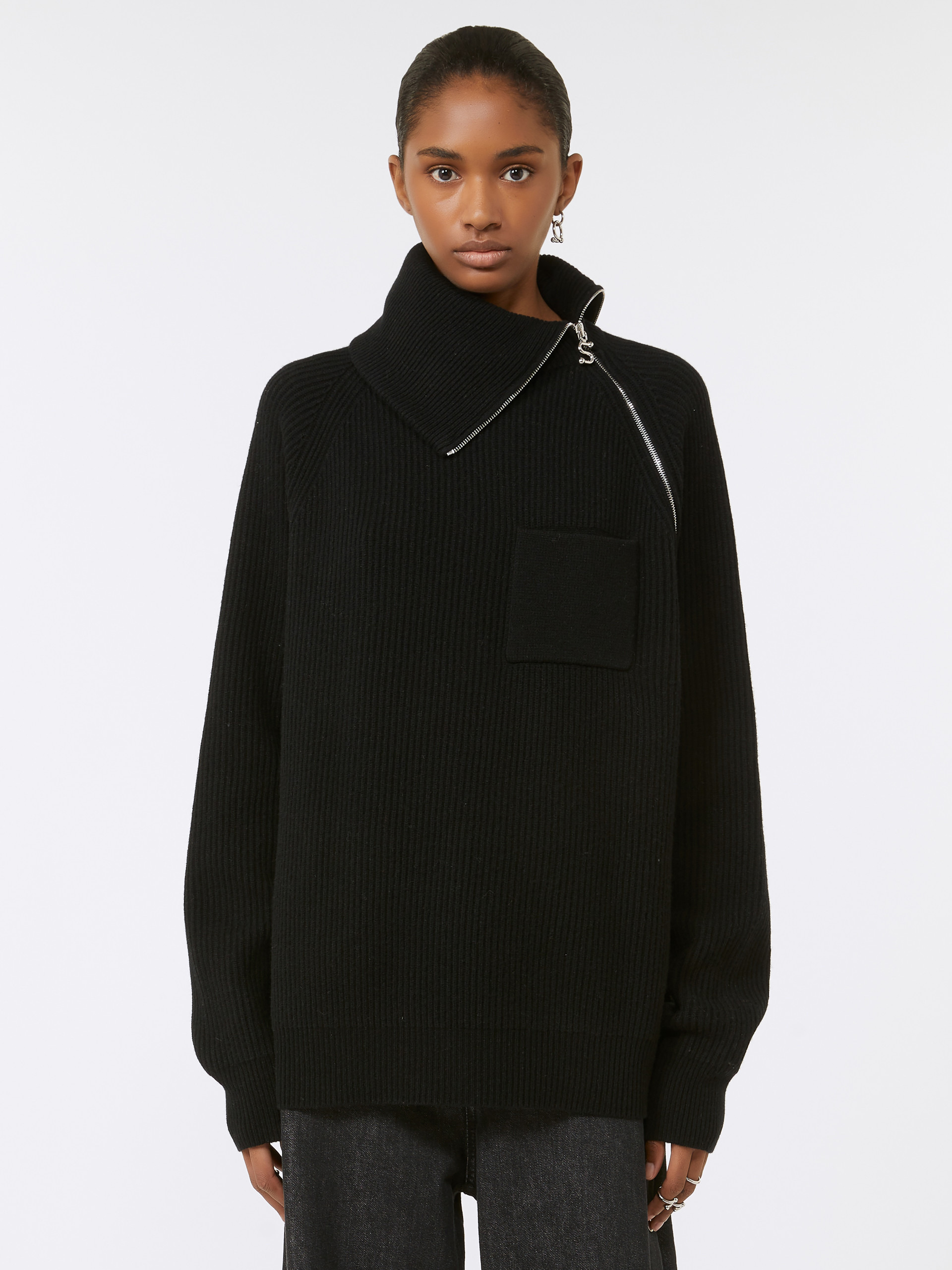 SALPA Zip-up cashmere-blend sweater - 3