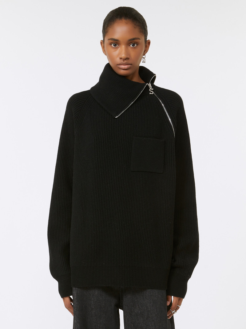 SALPA Zip-up cashmere-blend sweater 3