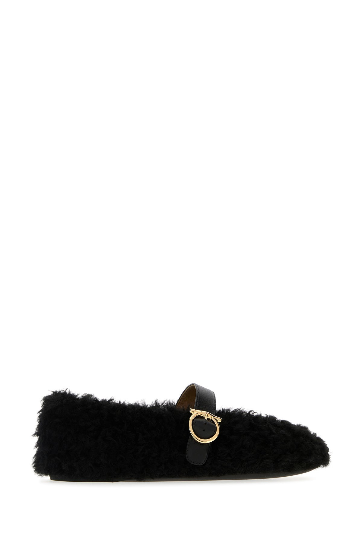 Black fur Nena ballerinas - 3