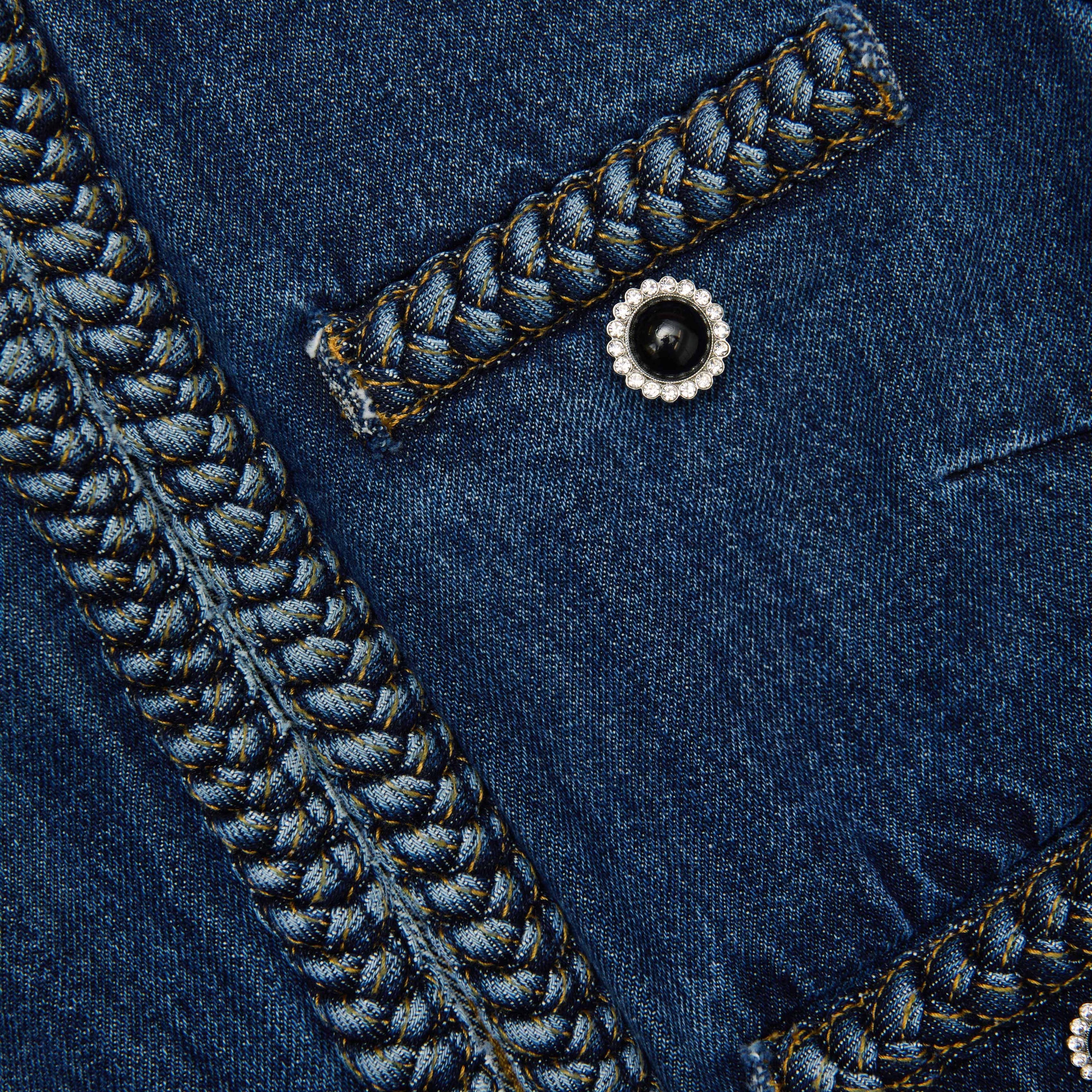 Denim Braided Jacket - 5