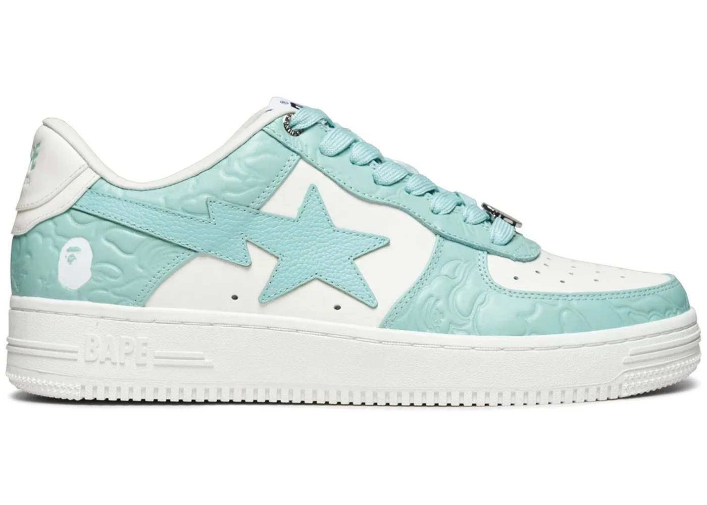 A Bathing Ape Bape Sta #4 Line Camo White Sax - 1