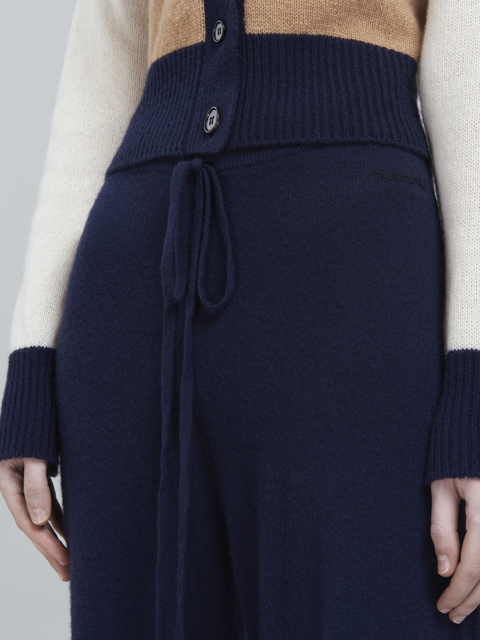 CASHMERE DRAWSTRING PANTS - 4