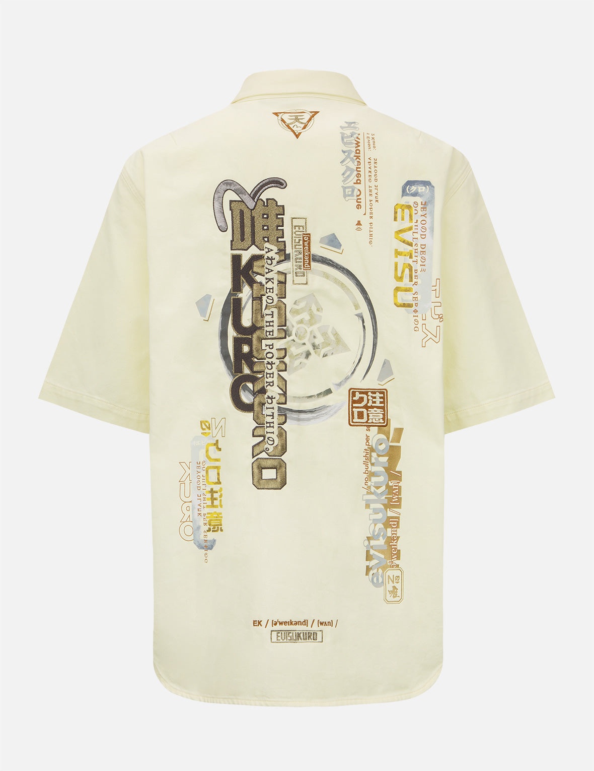 Multi-Language Logo Embroidery Shirt Jacket - 2